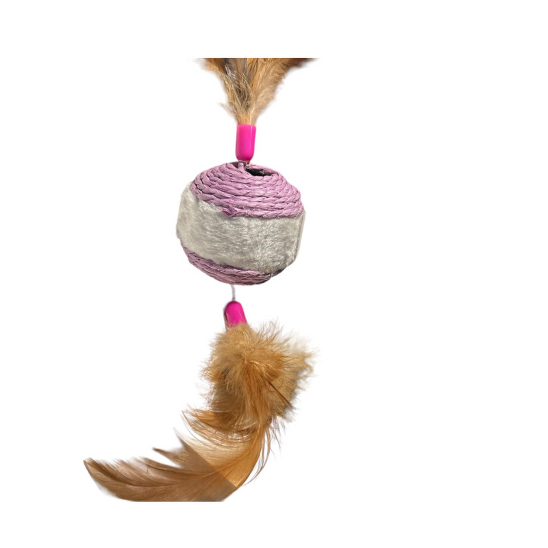 Cat Toy Feather Throwing Ball
