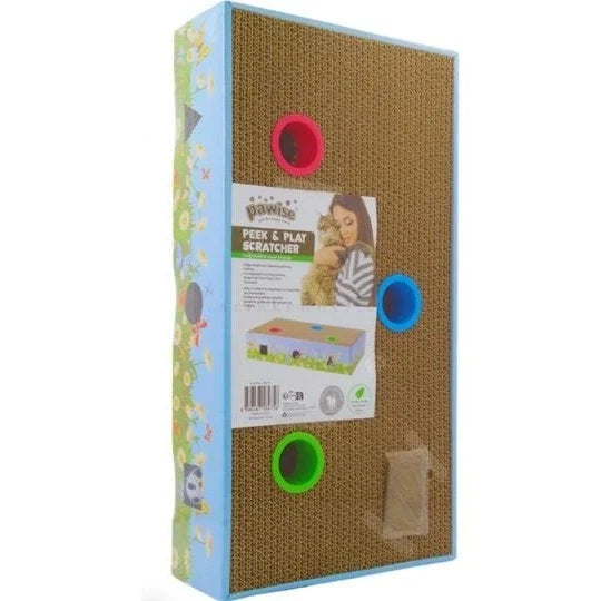 PAWISE PEEK & PLAY SCRATCHER