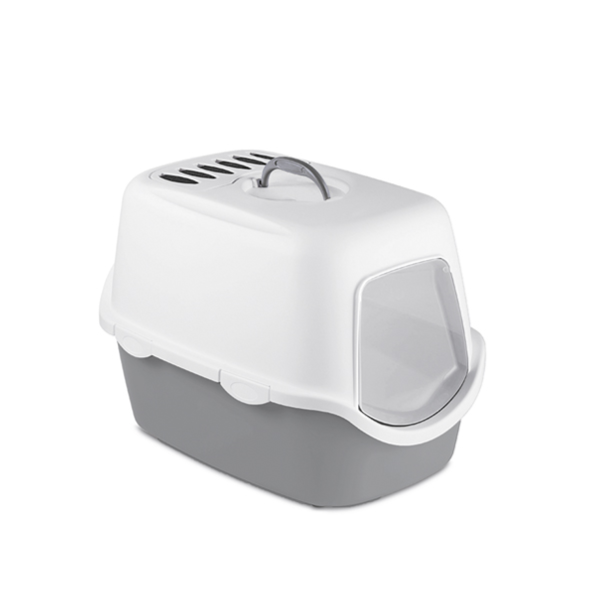 Cathy, Hooded Cat Toilet With Carbon Filter.