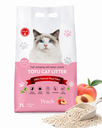 Tofu Natural Cat Litter – Peach Scent 7L