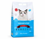 Tofu Natural Cat Litter – Baby Powder Fragrance 7L