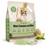 Cassava Cat Litter – Honey Dew Scented  6L - 100% Natural & Flushable
