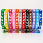 Adjustable Cat Collar - Paws Sign