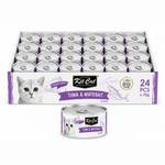 Kit Cat Deboned Tuna & Whitebait Toppers 24x80g