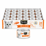 Kit Cat Deboned Tuna & Salmon Toppers 24x80g