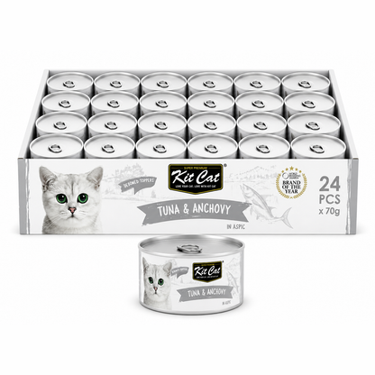 Kit Cat Deboned Tuna & Anchovy Toppers 24x80g