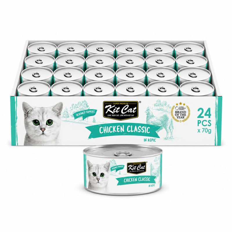 Kit Cat Deboned Chicken Classic 24x80g