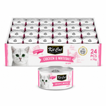 Kit Cat Deboned Chicken & Whitebait Toppers 24x80g