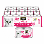 Kit Cat Complete Cuisine – Kitten Recipe Chicken in Broth 24x70g