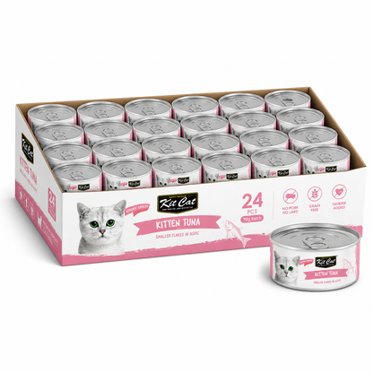 Kit Cat Kitten Tuna Flakes with aspic 80gx24pcs