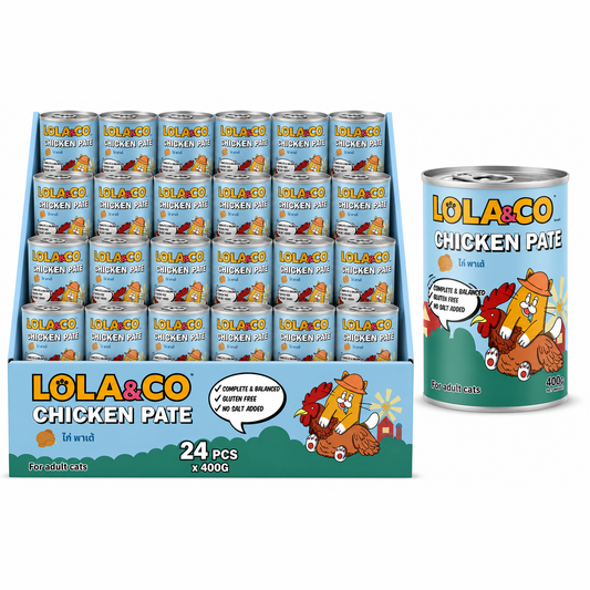 Lola & Co Chicken Pate Cat Wet Food 24x400g