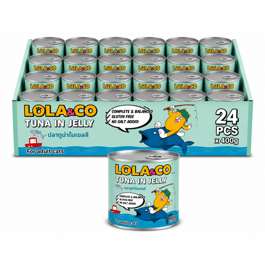 Lola & Co Tuna In Jelly Cat Wet Food 400gx24pcs