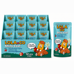Lola & Co Shiny Coat Tuna & Chicken Topping Seafood In Jelly 80gx12pcs
