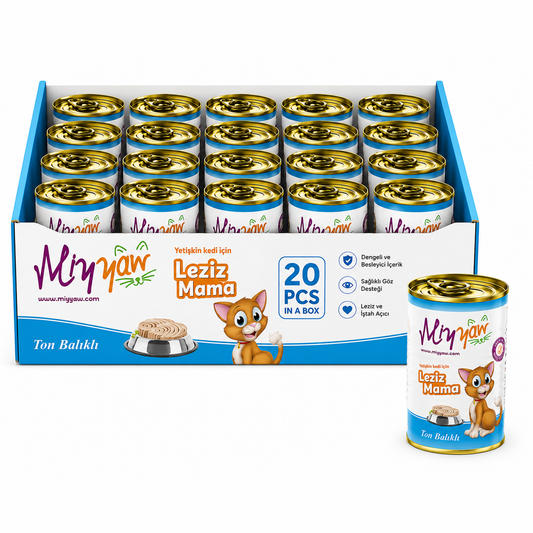 MIYYAW WET FOOD FOR ADULT CAT WITH TUNA Pate 400g x 20pcs