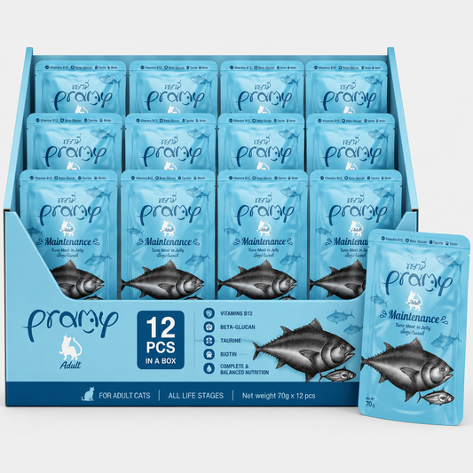 Pramy Maintenance Tuna in Jelly Recipe 70gx12pcs
