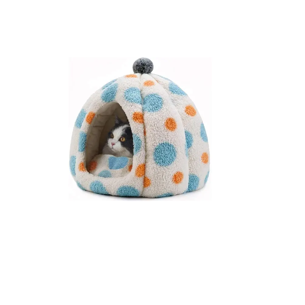 Cozy Pet Bed, Warm Cave Style