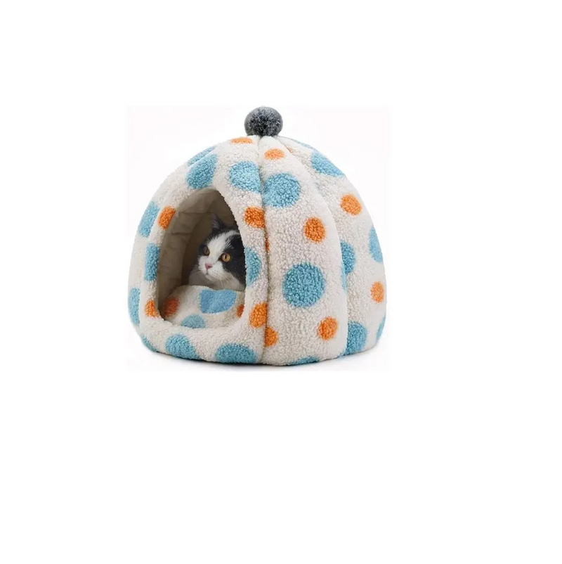 Cozy Pet Bed, Warm Cave Style