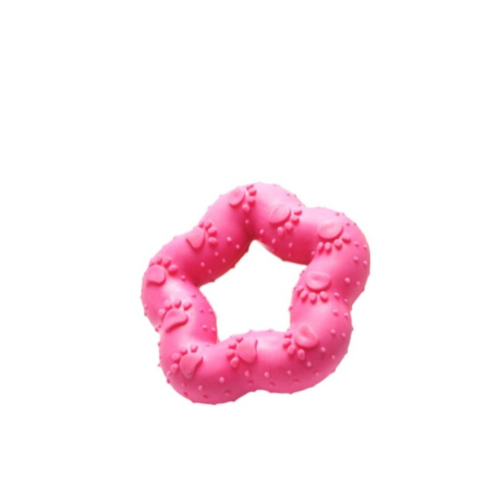 Dog Rubber toy pink