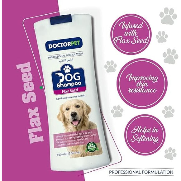 Doctor Pet Dog Shampoo Flax Seed 400ml