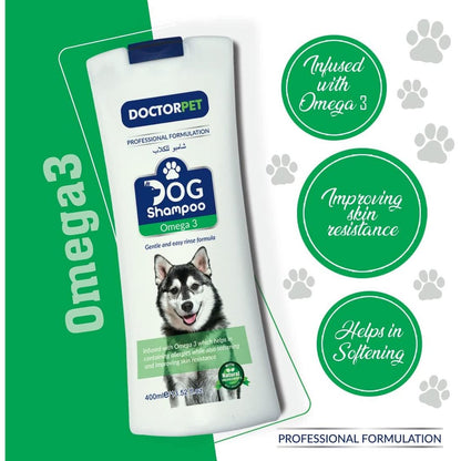 Doctor Pet Dog Shampoo Omega-3 400ml
