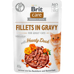 Brit Care Cat Fillets in Gravy with Hearty Duck 24x85g