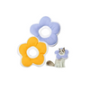 Elizabeth Protection Collar, Flower Style (yellow) small