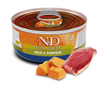 FARMINA N&D CAT FOOD PUMPKIN DUCK & PUMPKIN 70g Can