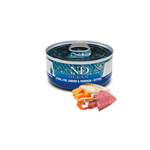 FARMINA N&D CAT OCEAN TUNA, COD SHRIMP & PUMPKIN KITTEN 70gx24pcs