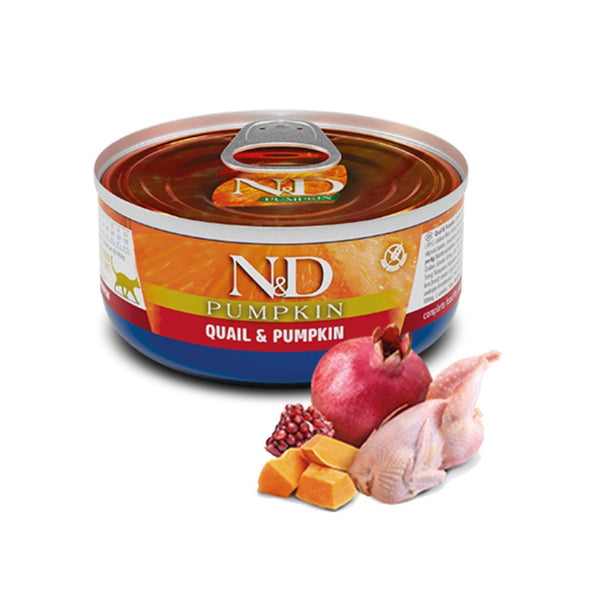 FARMINA N&D CAT QUAIL & PUMPKIN 70g Can