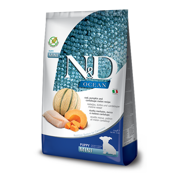 FARMINA Ocean Puppy COD, Pump. Cantalou MINI 2.5kg