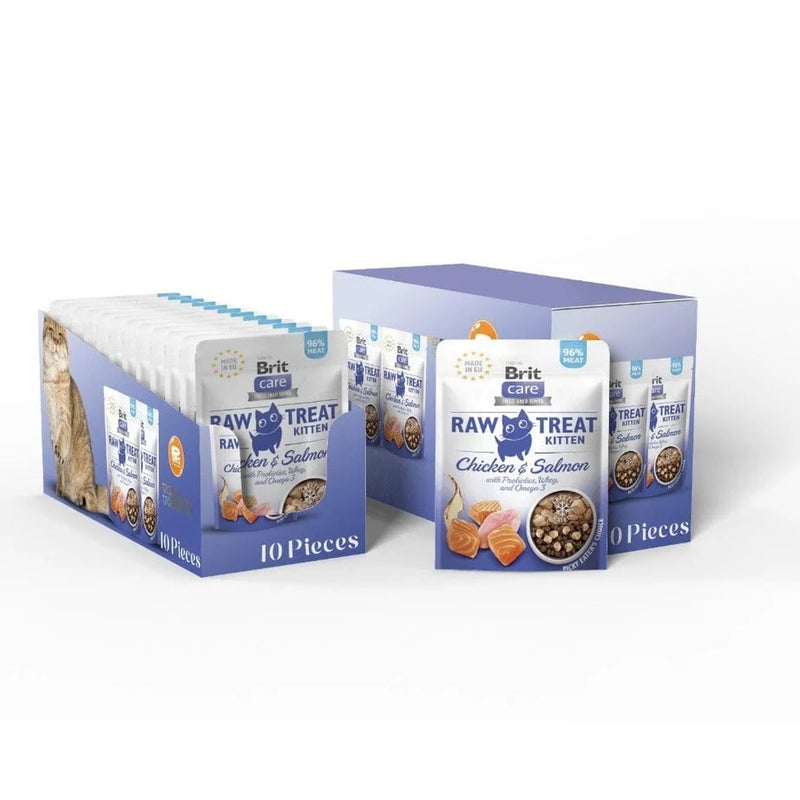 Brit RAW Treat Cat Kitten 10X40 g