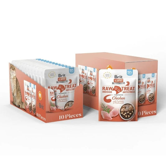 Brit RAW Treat Cat Indoor & Antistress 10X 40 g