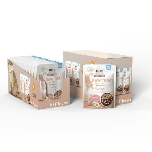 Brit RAW Treat Cat Sensitive 10x40g