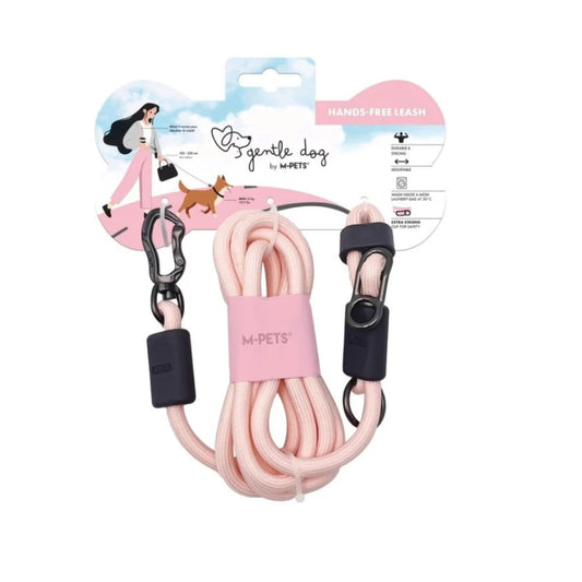 GENTLE DOG Hands-Free  dog leash Blush Pink