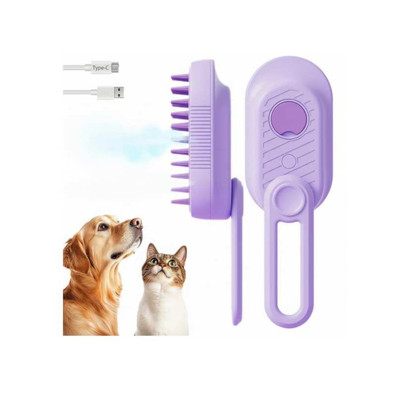 Generic Pet Steam Grooming Brush