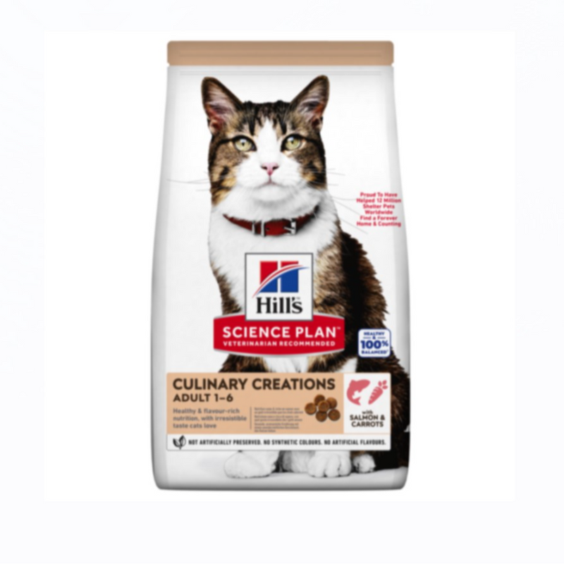 Hill’s Science Plan Culinary Creations Salmon and Carrots Feline Food 1.5kg