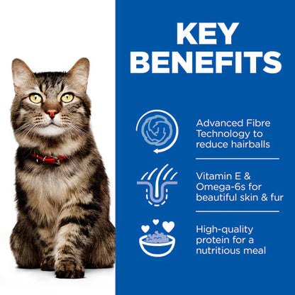 Hill’s Science Plan Hairball & Perfect Coat Adult Dry Feline Food with Chicken (3kg) 3 KG