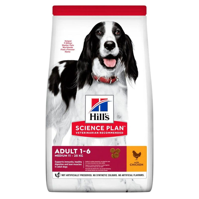Hill's Science Plan Medium Adult Canine Food with Chicken 14kg