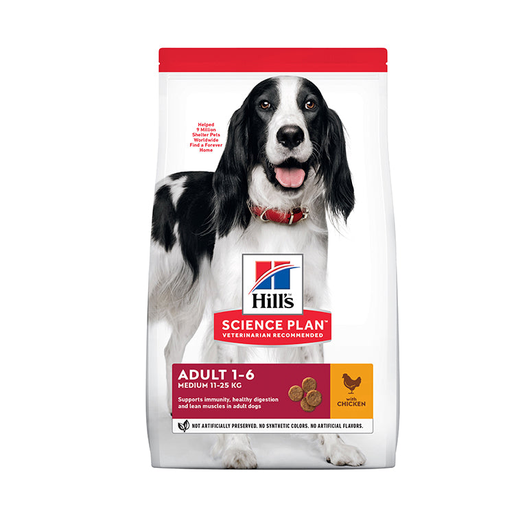 Hill's Science Plan Medium Adult Canine Food with Chicken 2.5kg