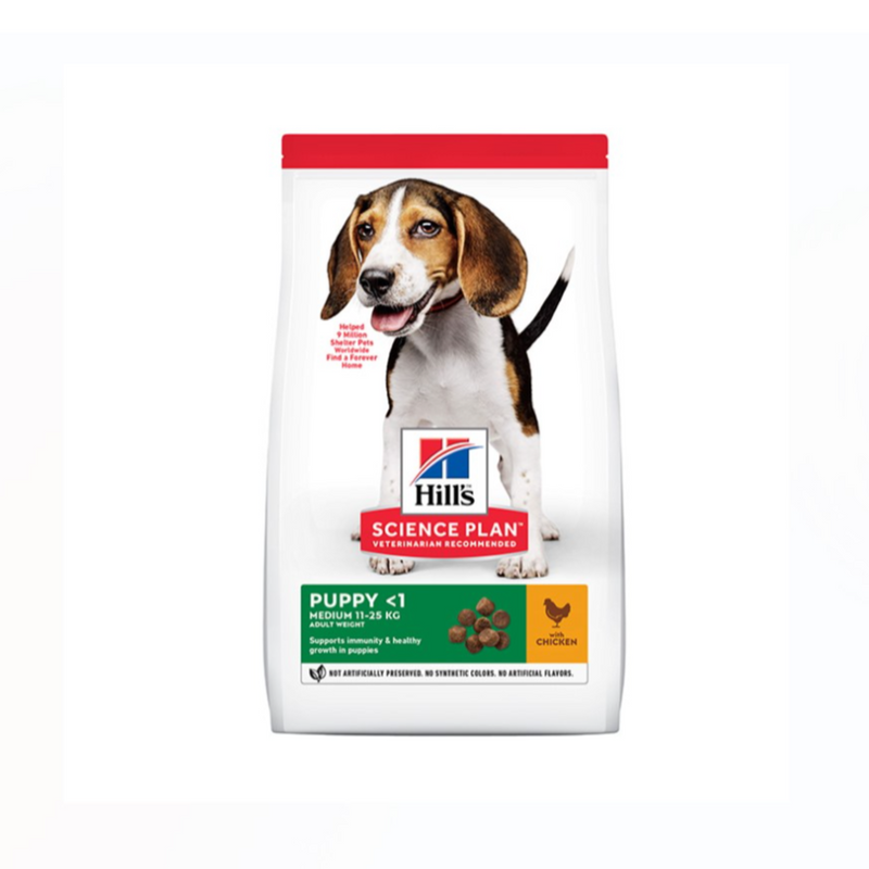 Hill's Science Plan Medium Puppy Food with Chicken 800g
