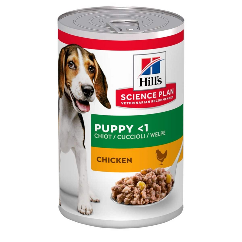 Hill's Science Plan Puppy Wet Food with Chicken 12x370g