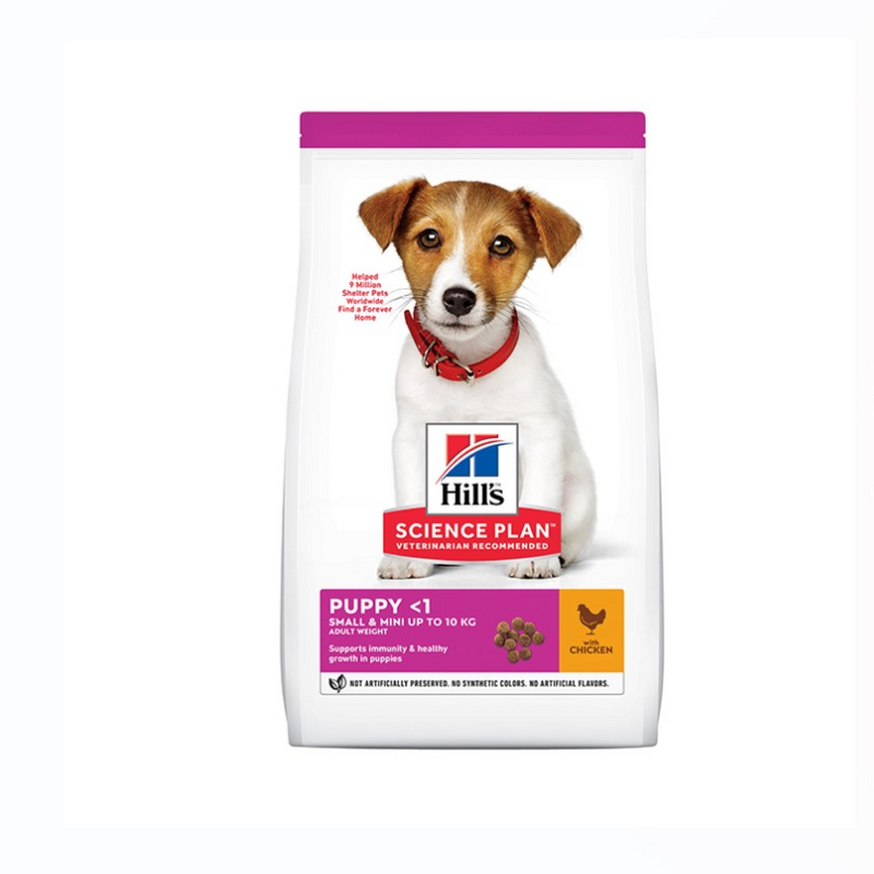 Hill's Science Plan Small & Mini Puppy Food with Chicken 1.5kg