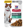 Hill’s Science Plan Sterilised Cat Adult Cat Wet Food With Trout Pouches 85gx12