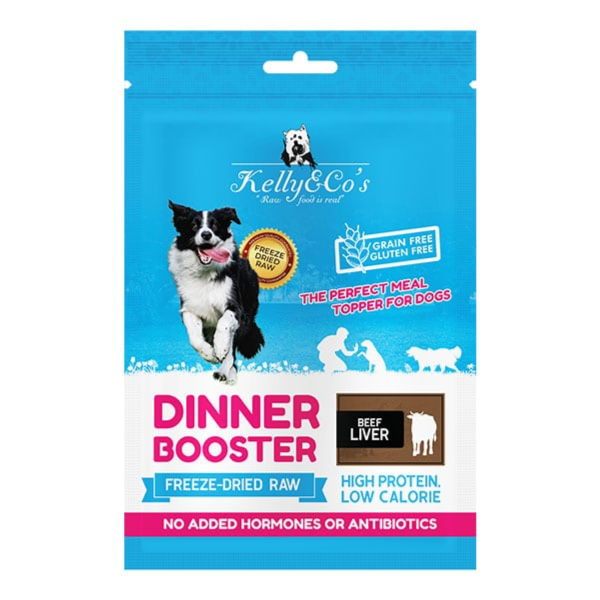 KELLY & CO'S Dinner Booster Topper Beef Liver Dog 50g
