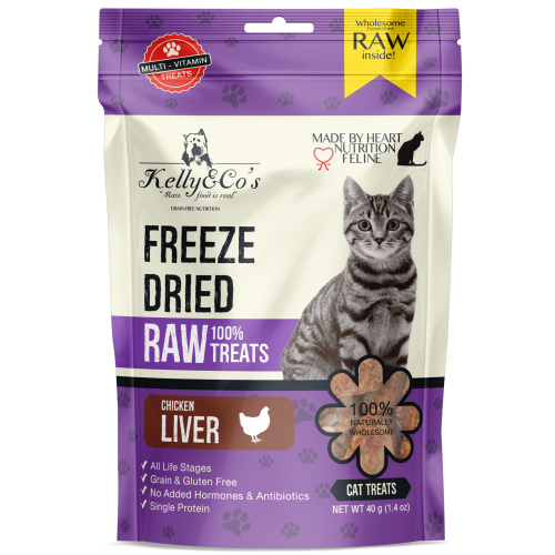 KELLY & CO'S Freeze-dried Chicken Liver 100% Cat 40g