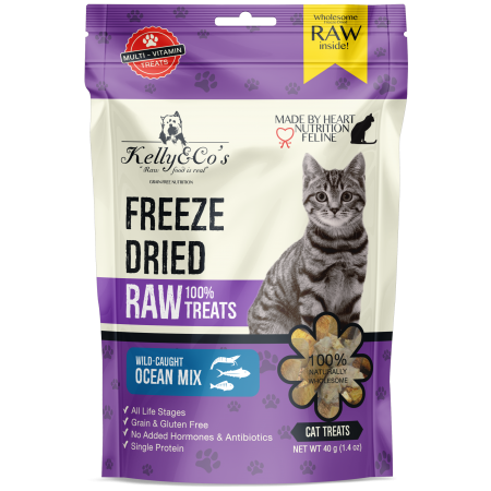 KELLY & CO'S Freeze-dried Ocean Mix Trio Cat 40g