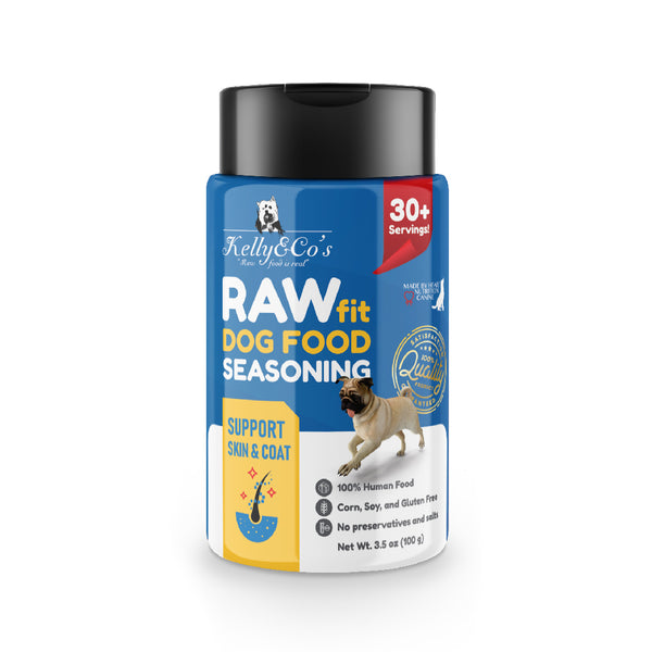 KELLY & CO'S Freeze-dried Raw Fit Seasoning Skin & Coat, 100g