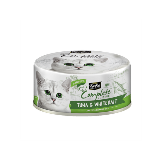 Kit Cat Complete Cuisine -Tuna & Whitebait 70g  Can