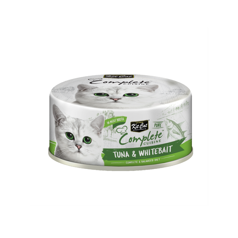 Kit Cat Complete Cuisine -Tuna & Whitebait 70g  Can