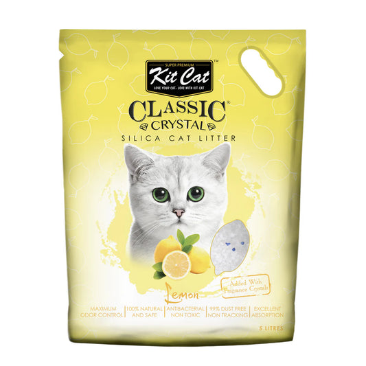 Kit Cat Crystal Cat Litter 5L (Lemon)